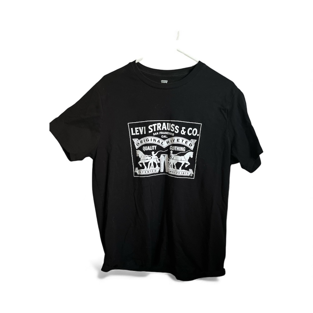 Levi's Black Graphic T-Shirt Size XL